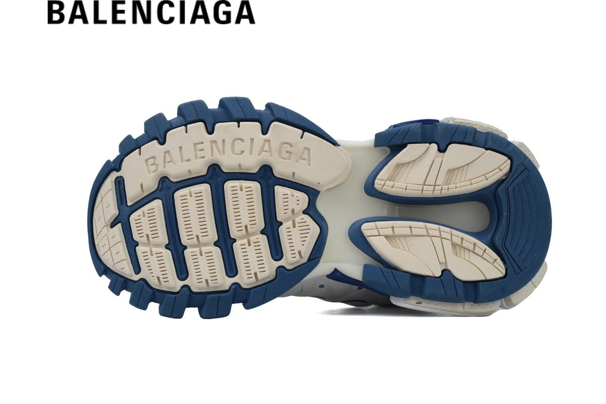 Balenciaga Track men's shoes  women sneakers White & Blue