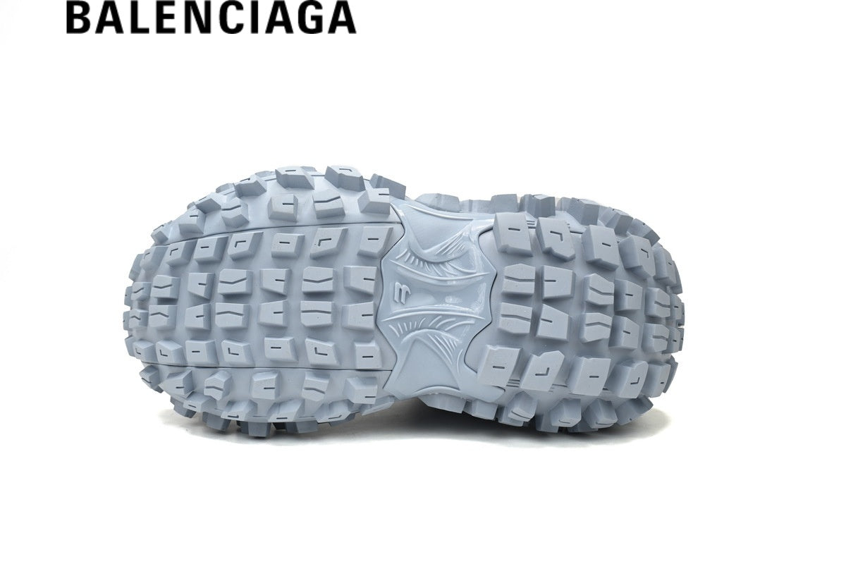Balenciaga Defender men's shoes  women sneakers in Light Blue