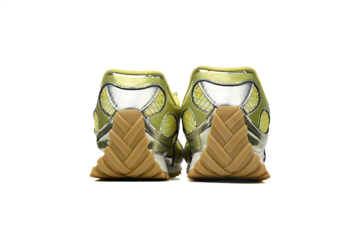 Bottega Veneta dolce manolo blahnik  shoes Orbit Sneakers Silvery-yellow