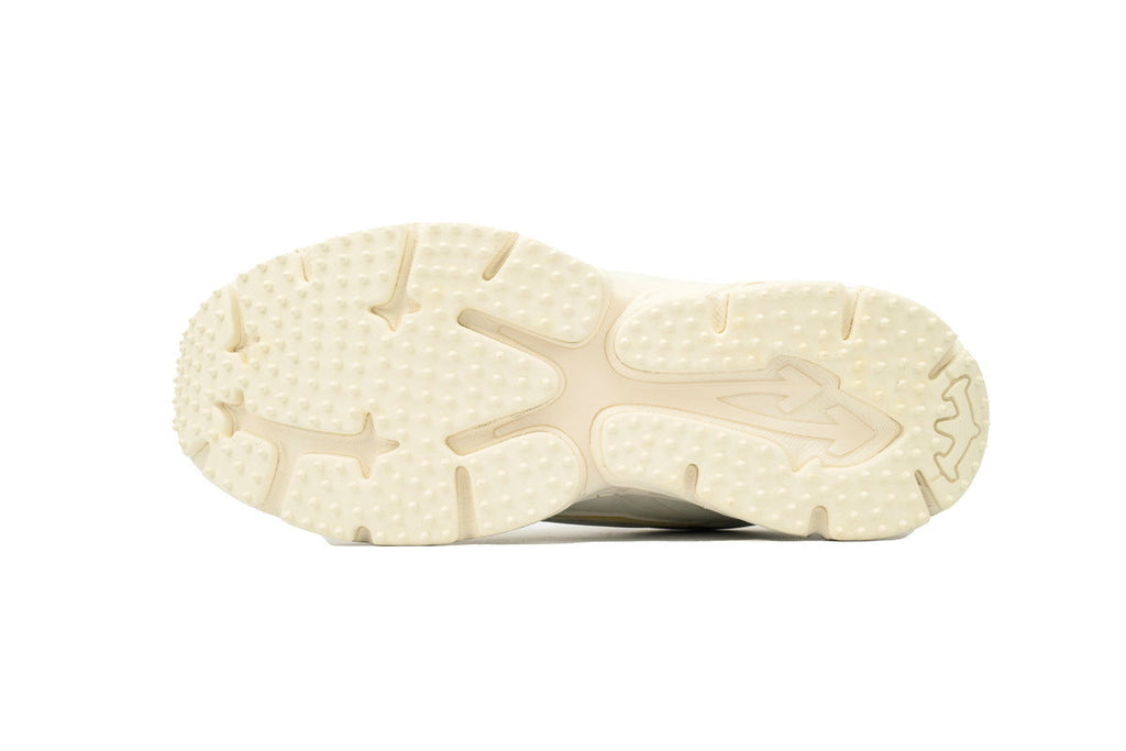 Off-White Be Right Back Women's Men's Shoes | White & Cream Mesh Retro Sneakers