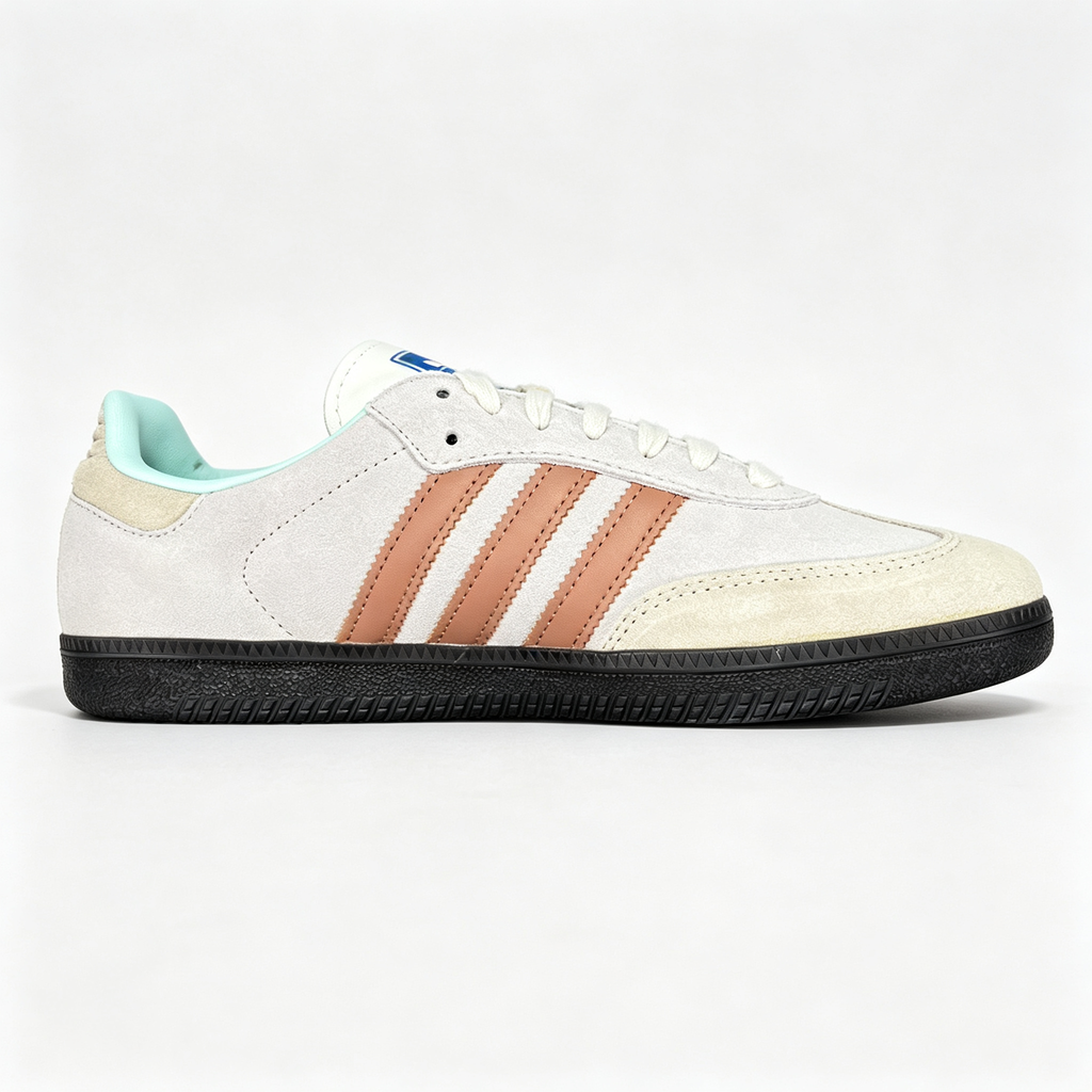 adidas samba  women's shoes  men's samba sneakers adidas samba – Off-White / Clay / Mint / Black