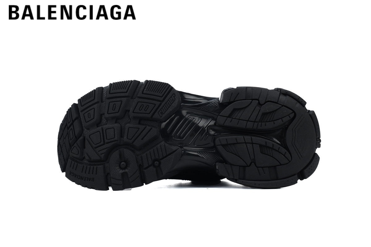 Balenciaga Runner men's shoes  women sneakers — Full Black
