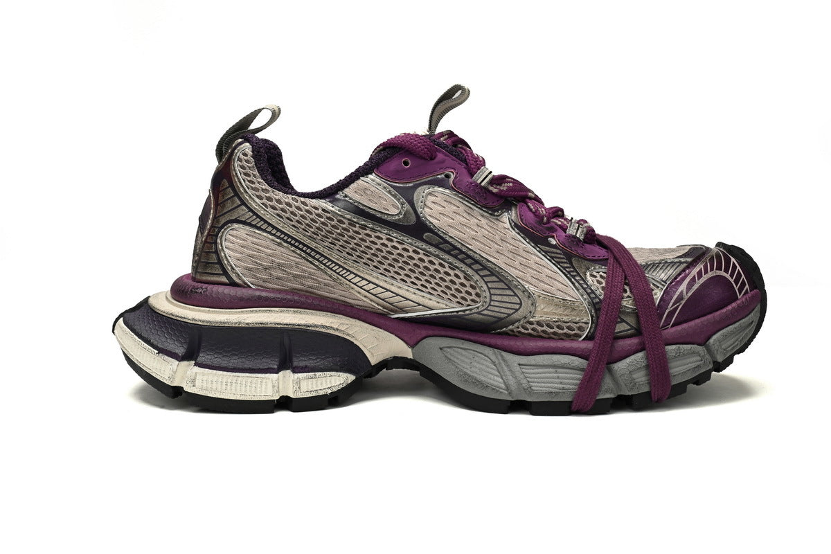 Balenciaga 3XL men's shoes Track Sneaker – Low-Top Chunky Sole  balenciaga runners Purple