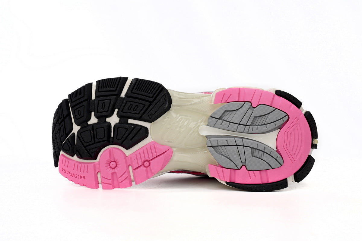 Balenciaga men's shoes Track Runner Sneaker – Distressed Low-Top  balenciaga runners Off-white pink