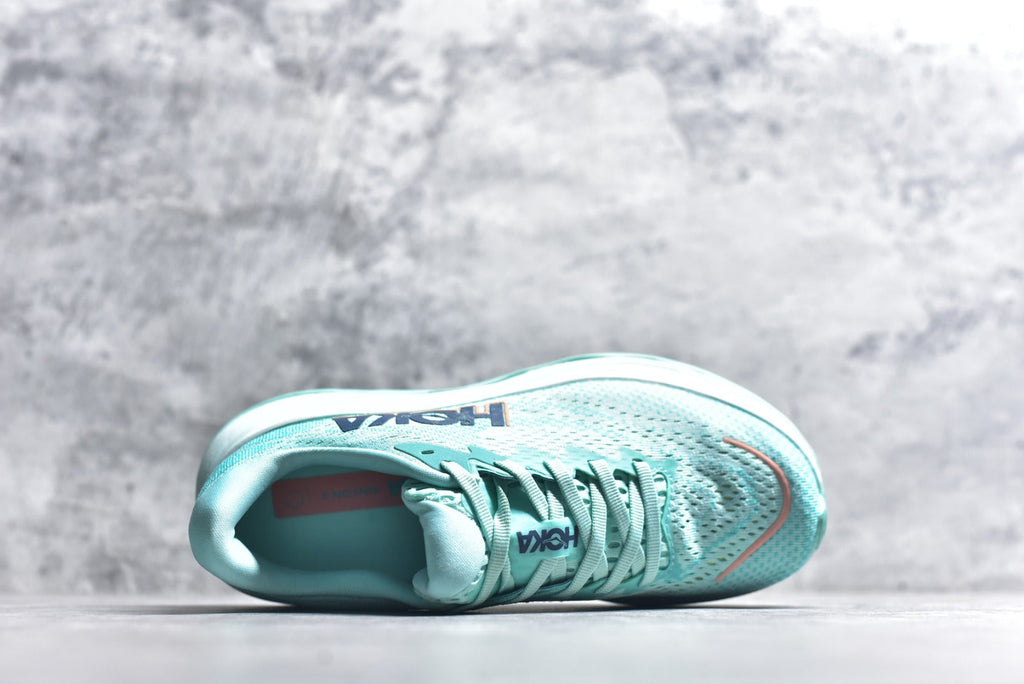 HOKA Rincon 4 Women's Men's Shoes | Aqua Green & White Mesh Running Sneakers