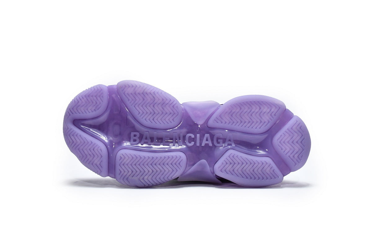 Balenciaga men's shoes Track  Triple S Clear Sole Sneakers  balenciaga runners Purple