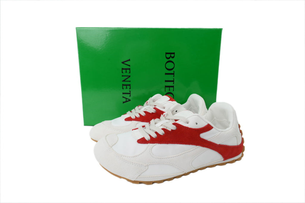 Bottega Veneta dolce manolo blahnik  shoes Orbit Sneakers White and red