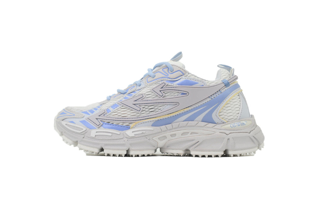 Off-White Be Right Back Women's Men's White & Pale Blue Chunky Sneakers