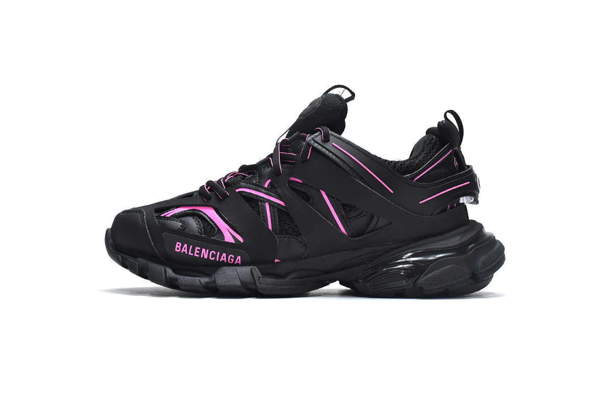 Balenciaga men's shoes Track Sneaker balenciaga runners Black and pink