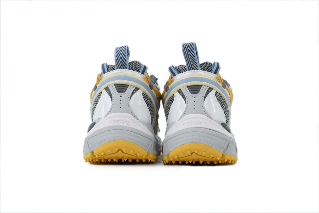 Off-White Be Right Back Women's Men's Gray & Yellow Chunky Sneakers