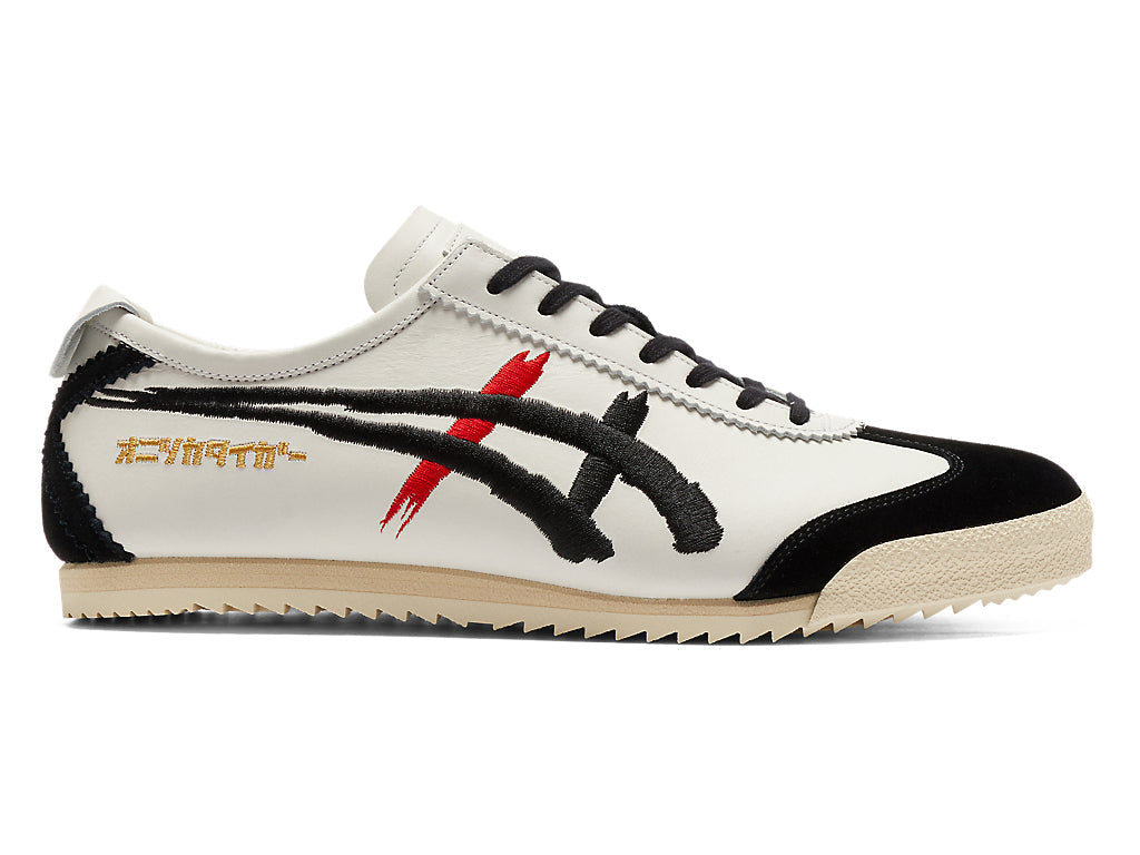 Onitsuka Tiger Mexico 66 Unisex Sneaker White Black Embroidery  running shoes women asics mens shoes