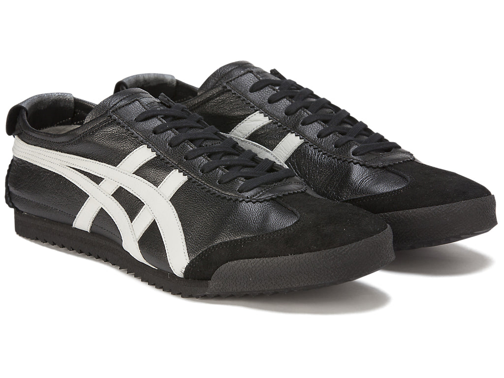 Onitsuka Tiger Mexico 66 Unisex Sneaker Black White Leather  running shoes women asics mens shoes