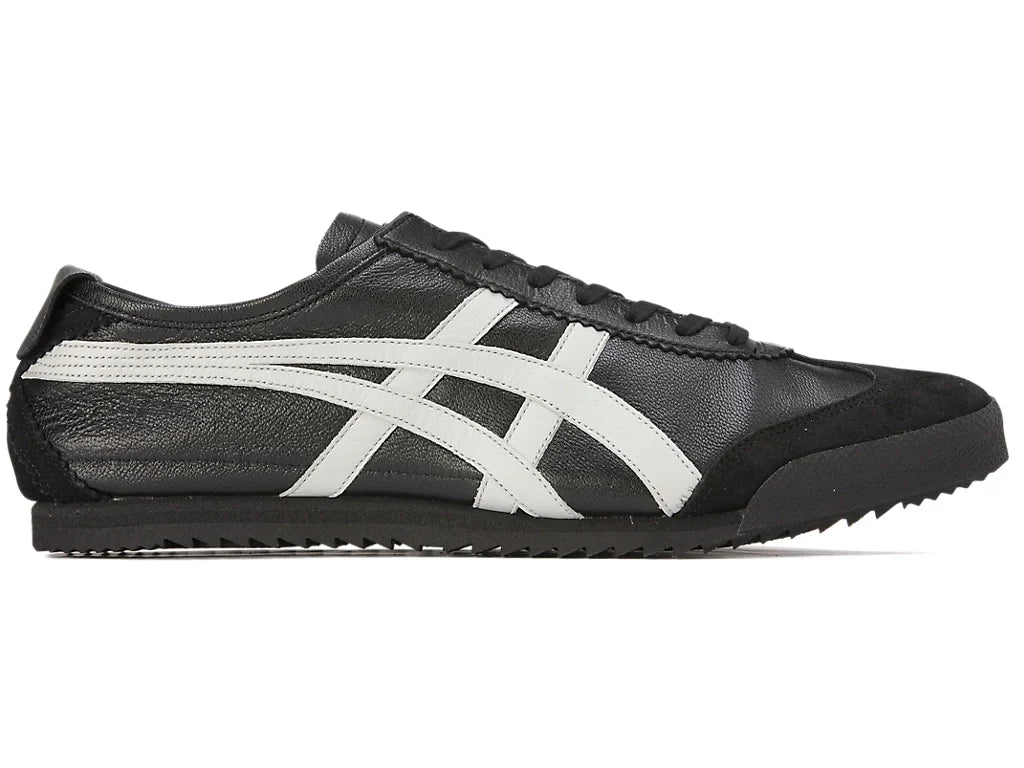 Onitsuka Tiger Mexico 66 Unisex Sneaker Black White Leather  running shoes women asics mens shoes