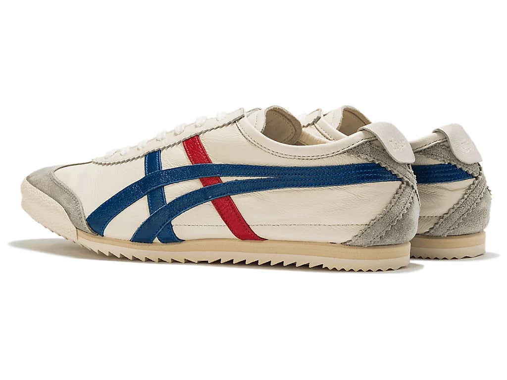 Onitsuka Tiger Mexico 66 Unisex Sneaker Cream Blue Red  running shoes women asics mens shoes