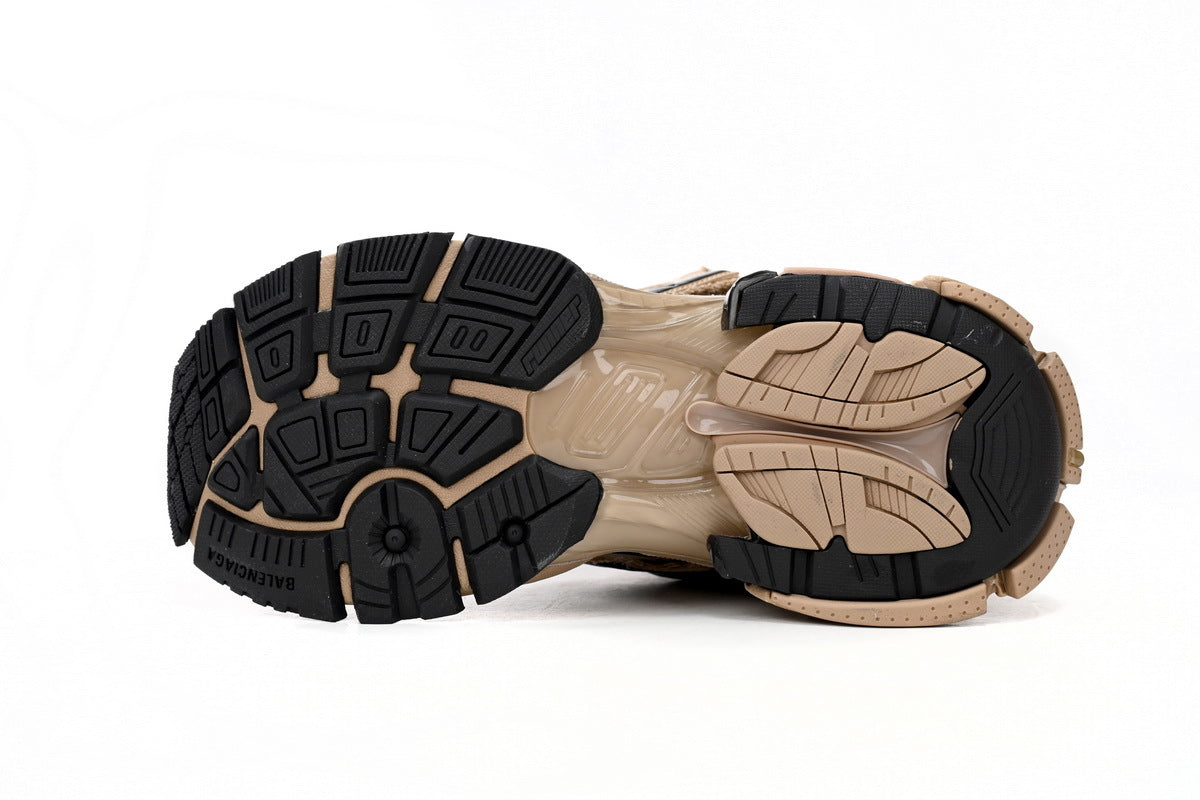 Balenciaga  men's shoes Track Runner Sneaker – Distressed Low-Top balenciaga runners brown