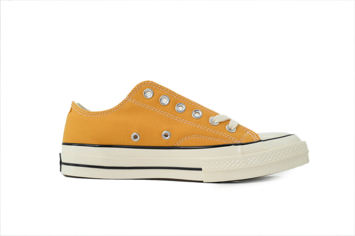 Converse Chuck 70 Women's Men's Shoes | Mustard Yellow Low-Top Canvas Sneakers