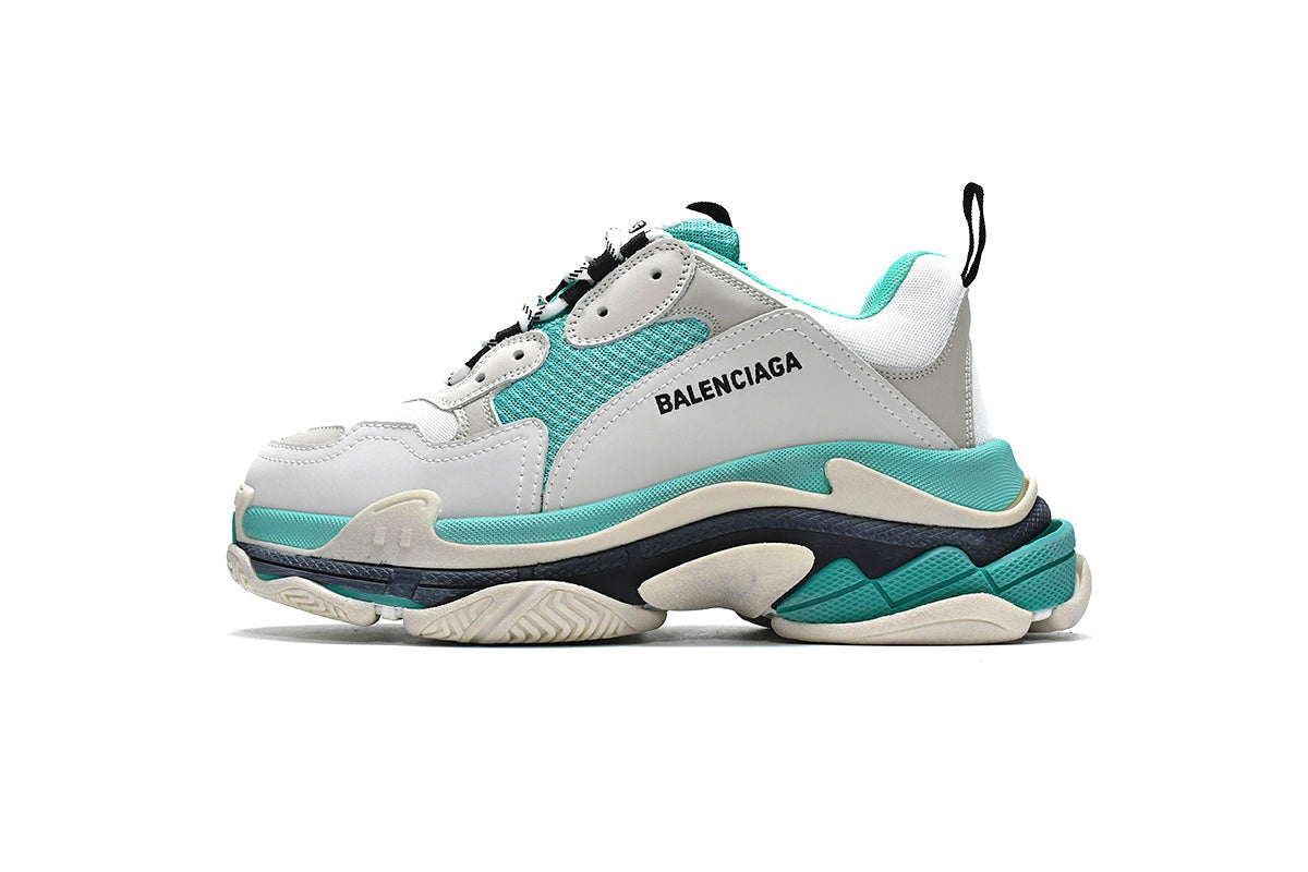 Balenciaga men's shoes Track Sneaker Triple S Sneakers balenciaga runners White-green