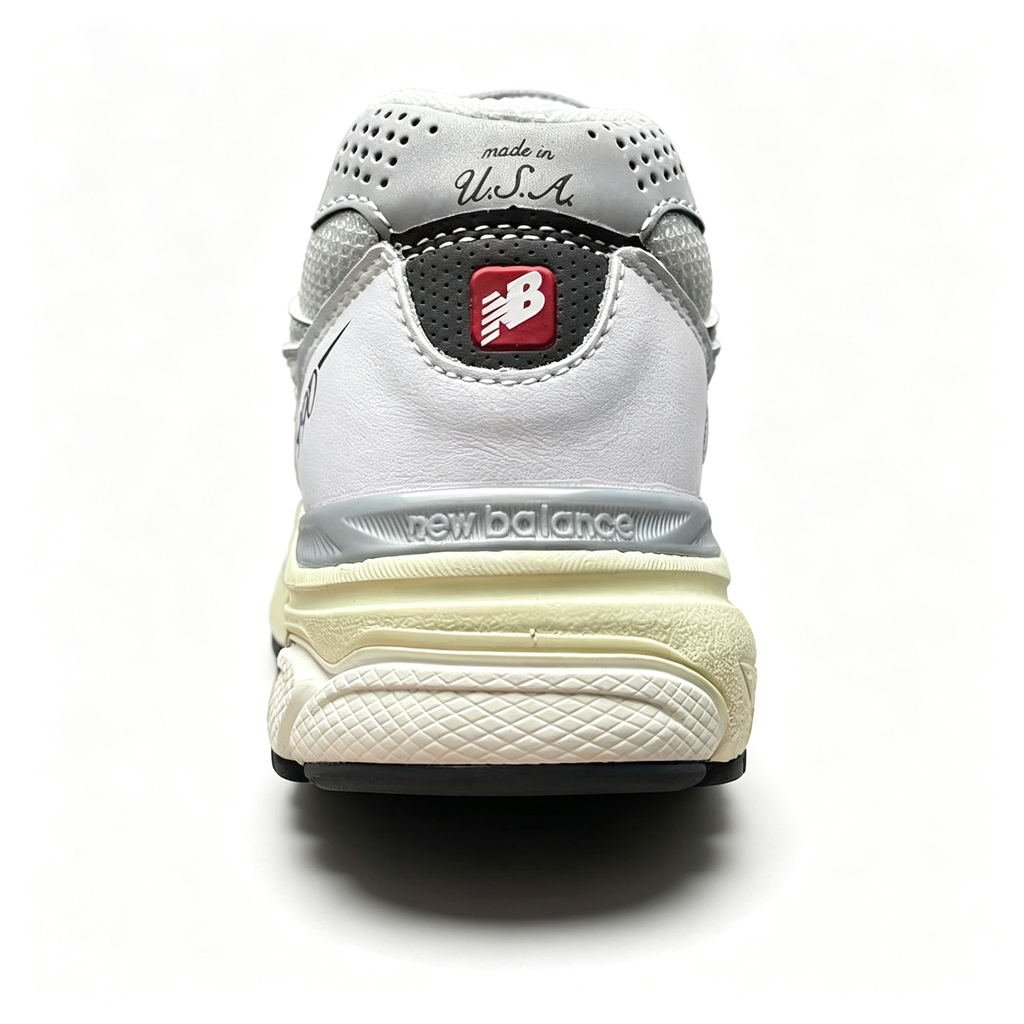 JJJJound x New Balance 990v3 Sea Salt Women's & Men's White Cream Retro Sneakers