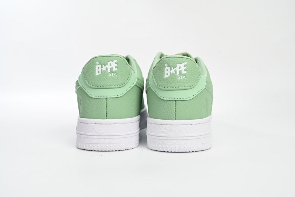 A BATHING APE BAPE STA Mint Green Sneakers | Women's & Men's Skate-Inspired Low-Top Shoes