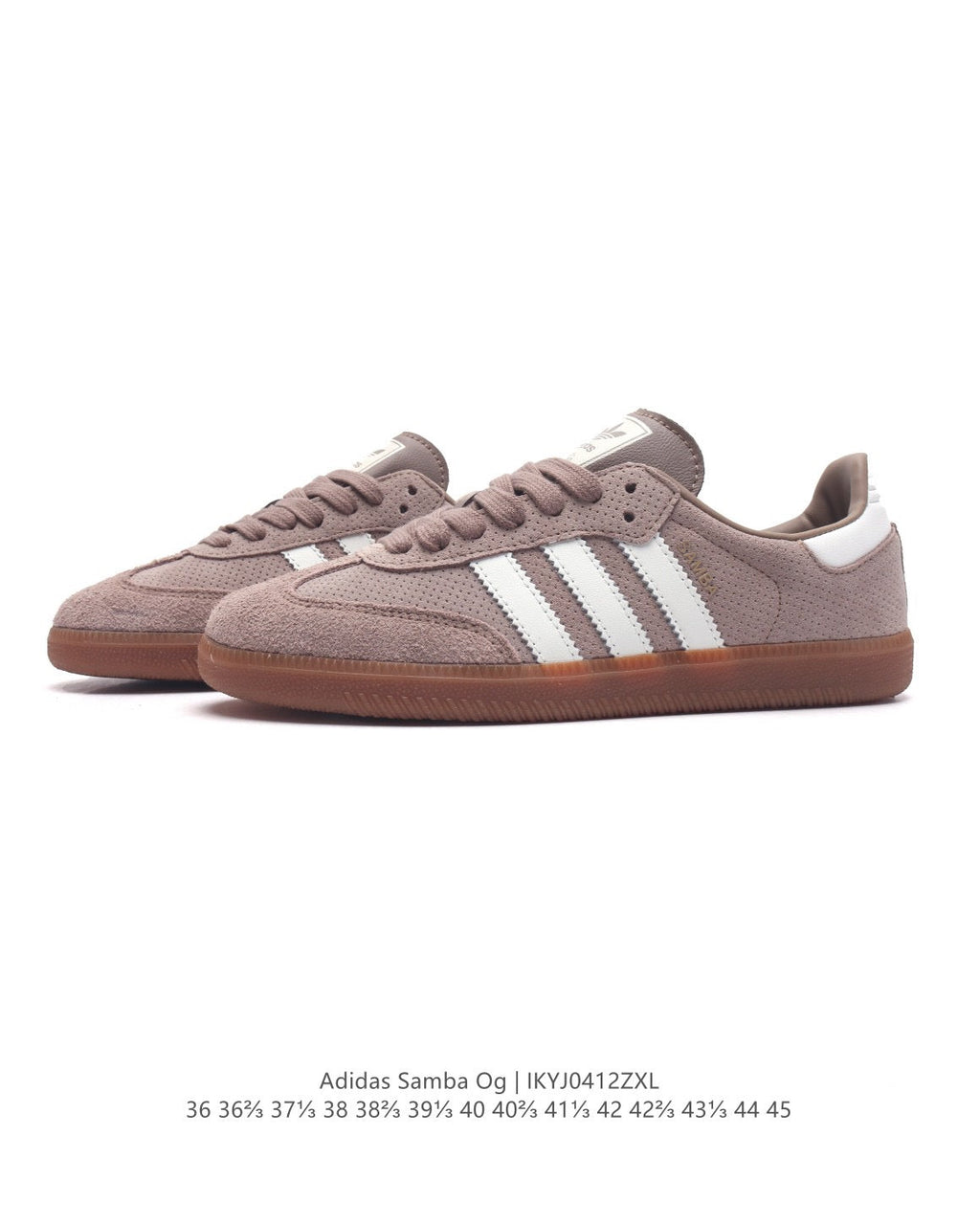 adidas samba  women's shoes  men's samba sneakers adidas samba OG 'Chalky Brown / Gum'