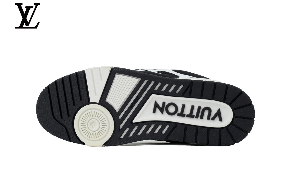 Louis Vuitton  shoes for man  women Skate Sneaker – Black & White