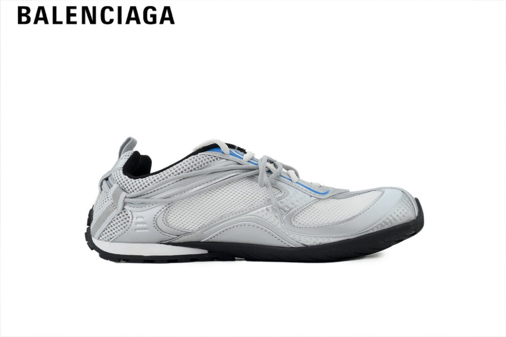 Balenciaga Skate men's shoes  women sneakers — Silver, White & Blue