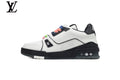 Louis Vuitton Trainer  shoes for man  women Sneaker – White & Black Multi-Lace