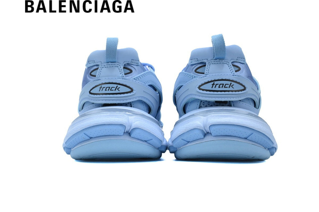 Balenciaga Track men's shoes  women sneakers in Light Blue