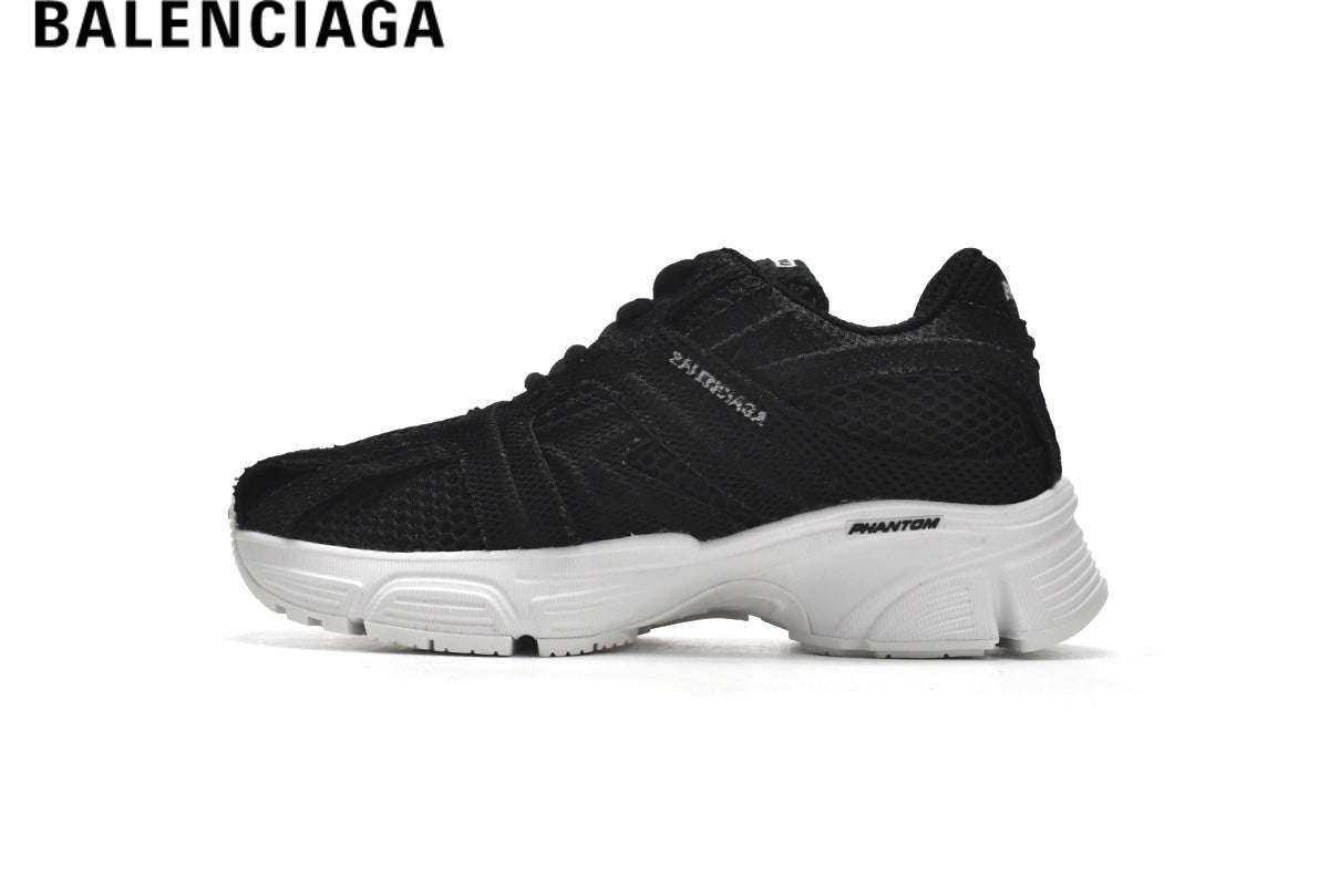 Balenciaga Phantom men's shoes  women sneakers - Black & White
