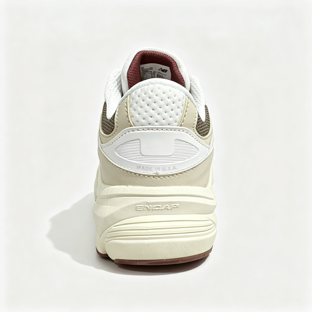 New Balance 990v6 Mindful Grey Burgundy Women's & Men's Lifestyle Sneakers