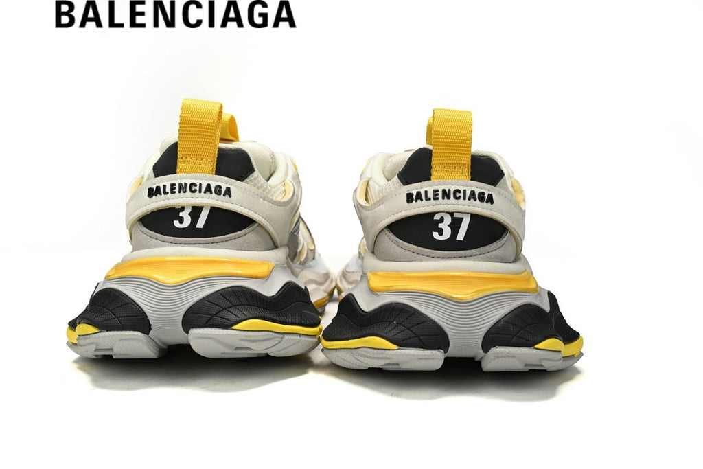 Balenciaga Cargo men's shoes  women sneakers  White Black Yellow
