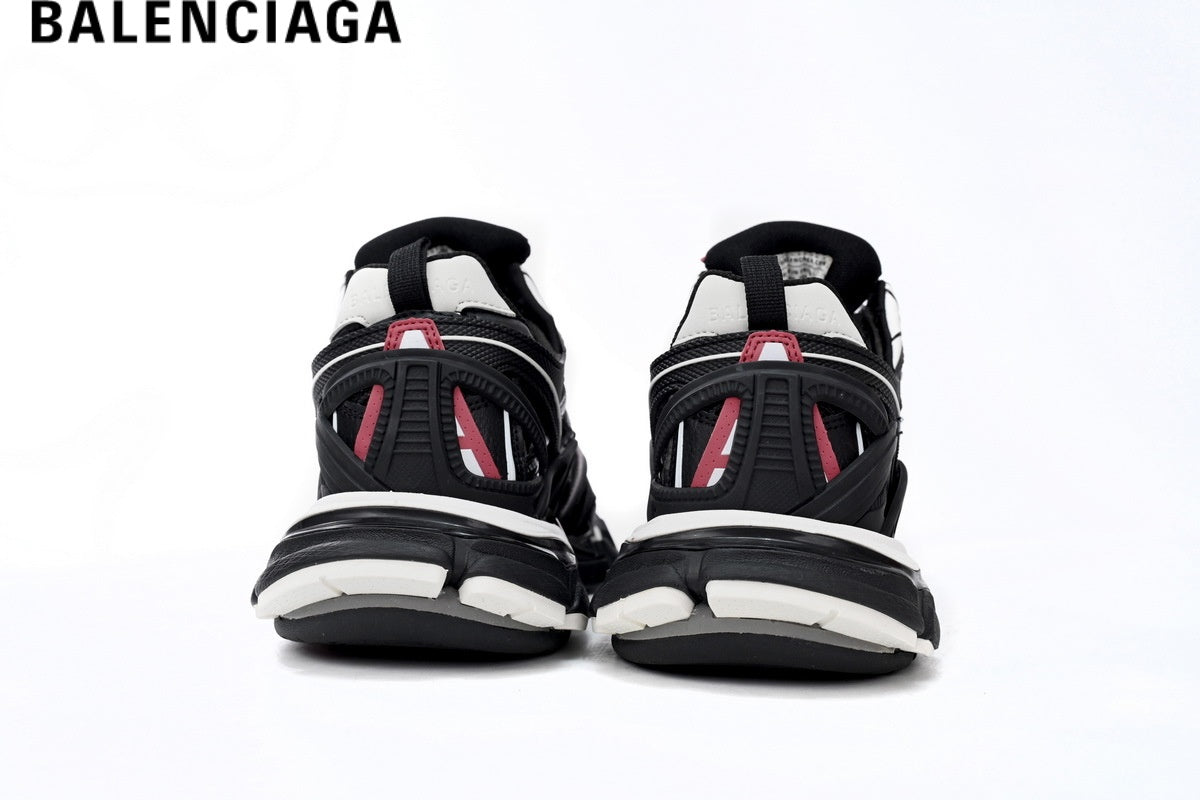 Balenciaga Track 2 men's shoes  women sneakers - Black & Red