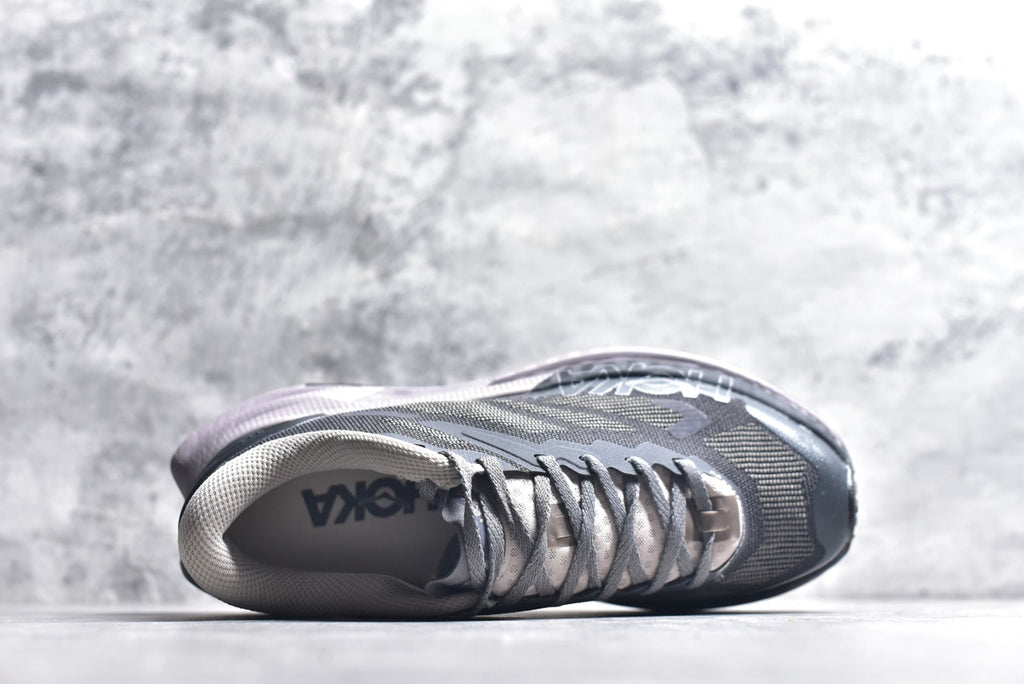 HOKA Mafate X Women's Men's Shoes | Black, Gray & White Mesh Trail Running Sneakers