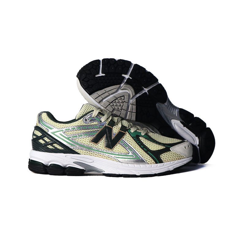 New Balance 1906R Women's & Men's Cream & Green Retro Mesh Sneakers