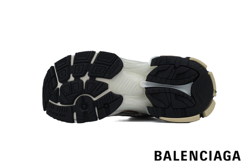 Balenciaga Runner men's shoes  women sneakers – Beige & Bronze
