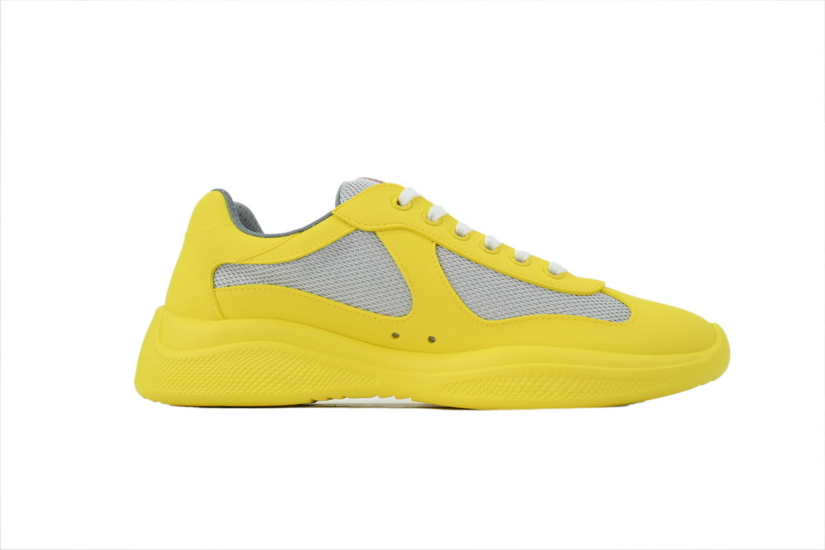 Prada America's Cup Sneakers slip ons womens  prada designer mens shoes yellow