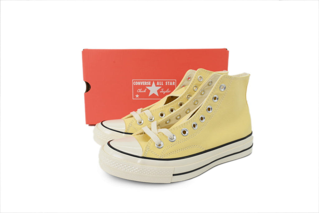 Converse Chuck 70 Women's Men's Shoes | Pale Yellow High-Top Canvas Sneakers
