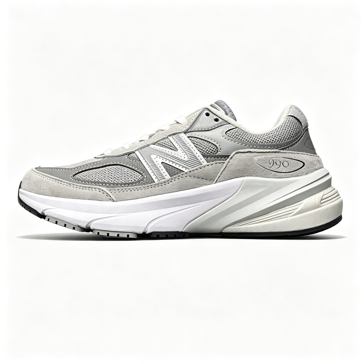 New Balance 990v6 Grey White Women's & Men's Lifestyle Sneakers