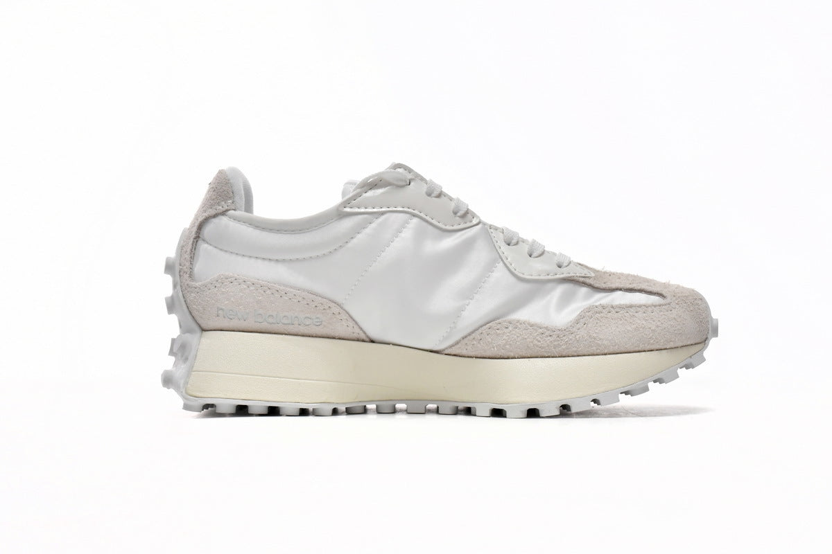 New Balance 327 Women's & Men's Retro Sneakers - White & Light Grey