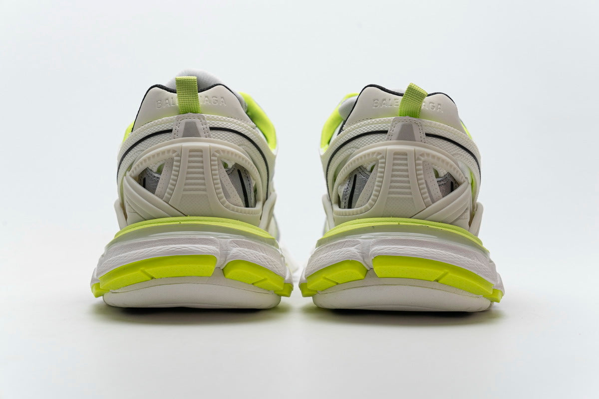 Balenciaga men's shoes Track.2 Sneakers  balenciaga runners White and yellow