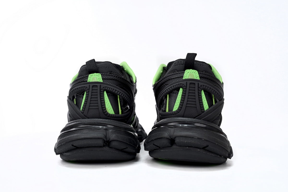Balenciaga men's shoes  Track.2 Sneakers   balenciaga runners Black and green