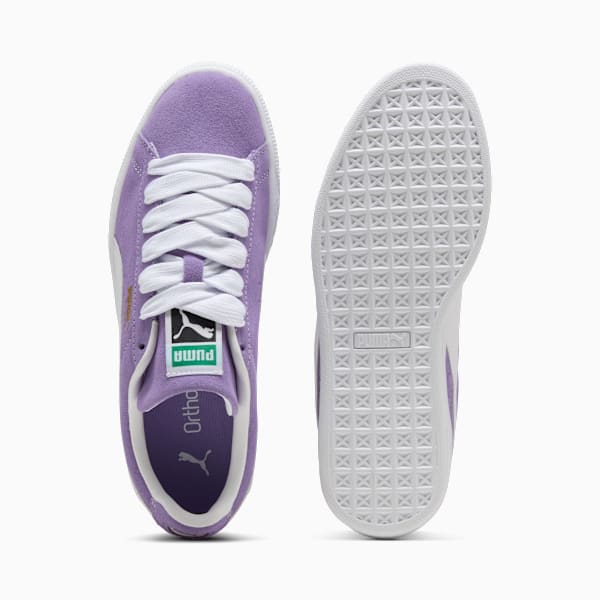 PUMA Suede XL Lavender Purple-White-Gold puma shoes for men  womens shoes  roma shoes