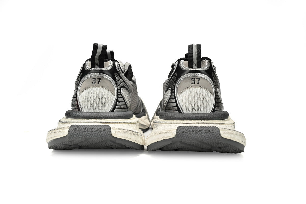 Balenciaga 3XL  men's shoes Track Sneaker – Low-Top Chunky Sole balenciaga runners  White lime