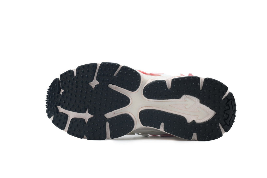 Off-White Be Right Back Women's Men's Shoes | White & Pink Butterfly Mesh Retro Sneakers