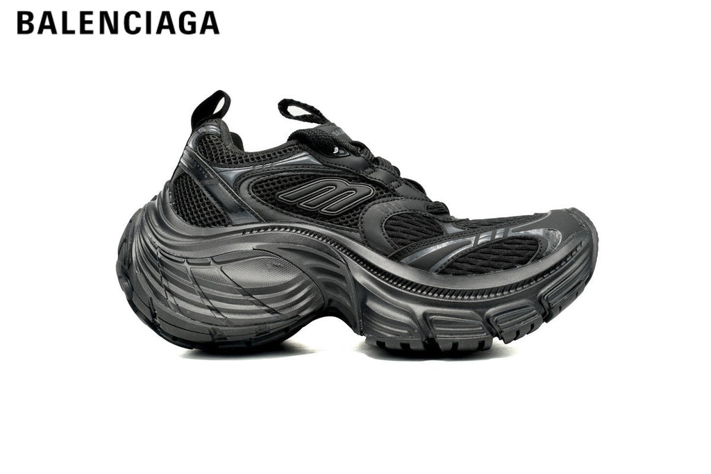 Balenciaga 10XL men's shoes  women sneakers — Black