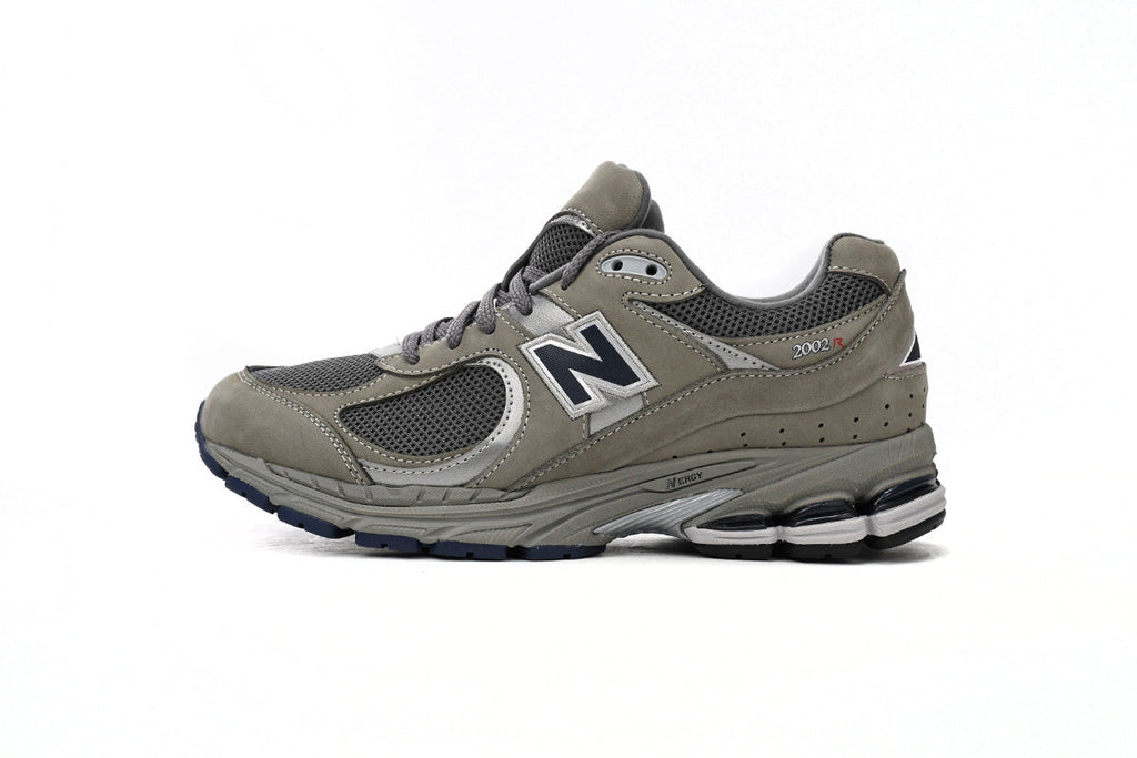 New Balance 2002R Women's & Men's Olive Grey & Navy Retro Lifestyle Sneakers