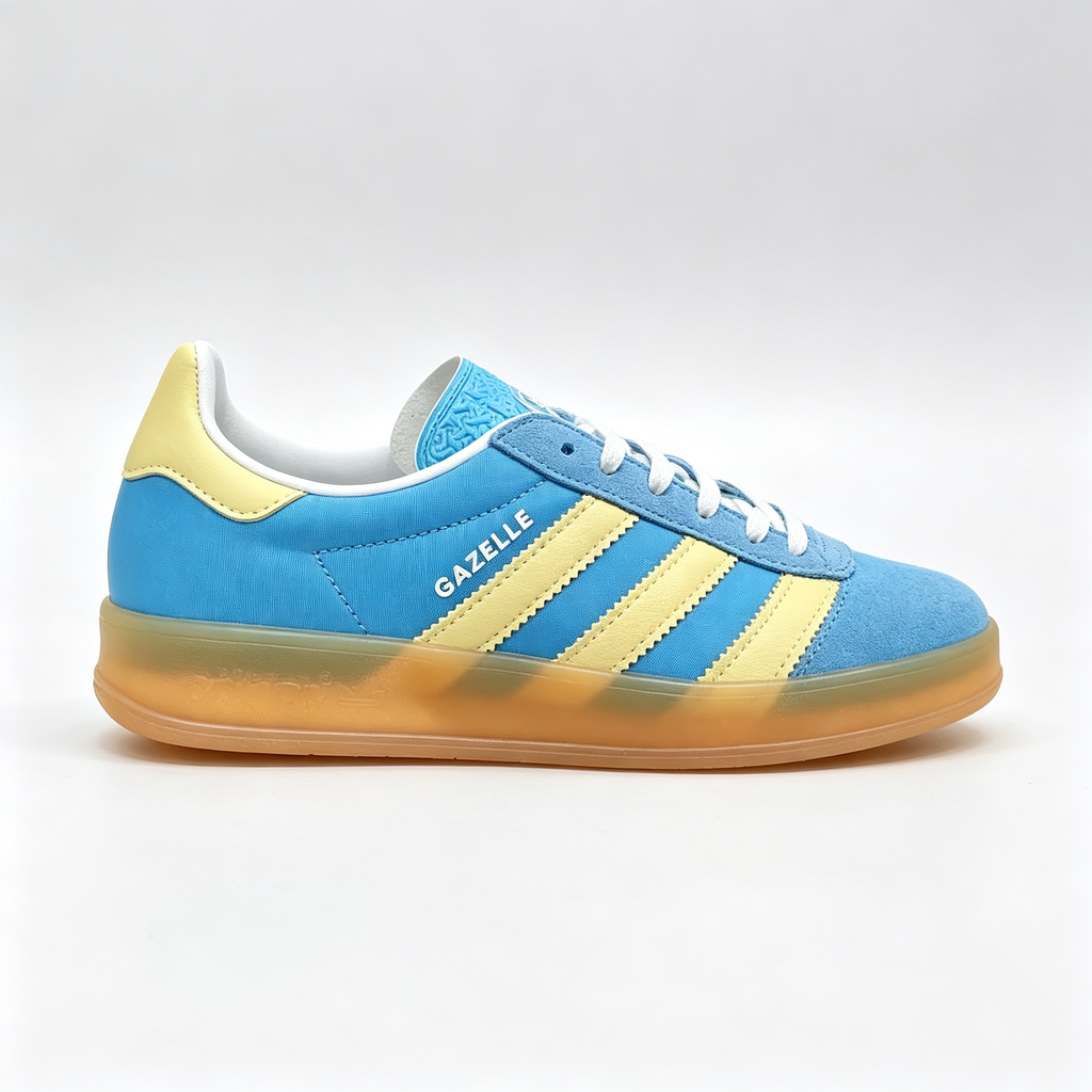 adidas samba  women's shoes  men's samba sneakers adidas samba Blue / Yellow'