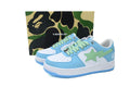 A BATHING APE BAPE STA Sky Blue, White & Mint Sneakers | Women's & Men's Skate-Inspired Shoes