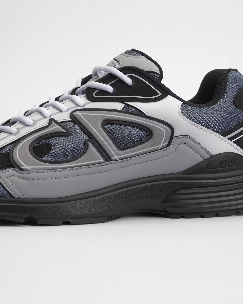 Dior B30 Women's & Men's Shoes - Black / Grey / White / Slate Blue Sneakers