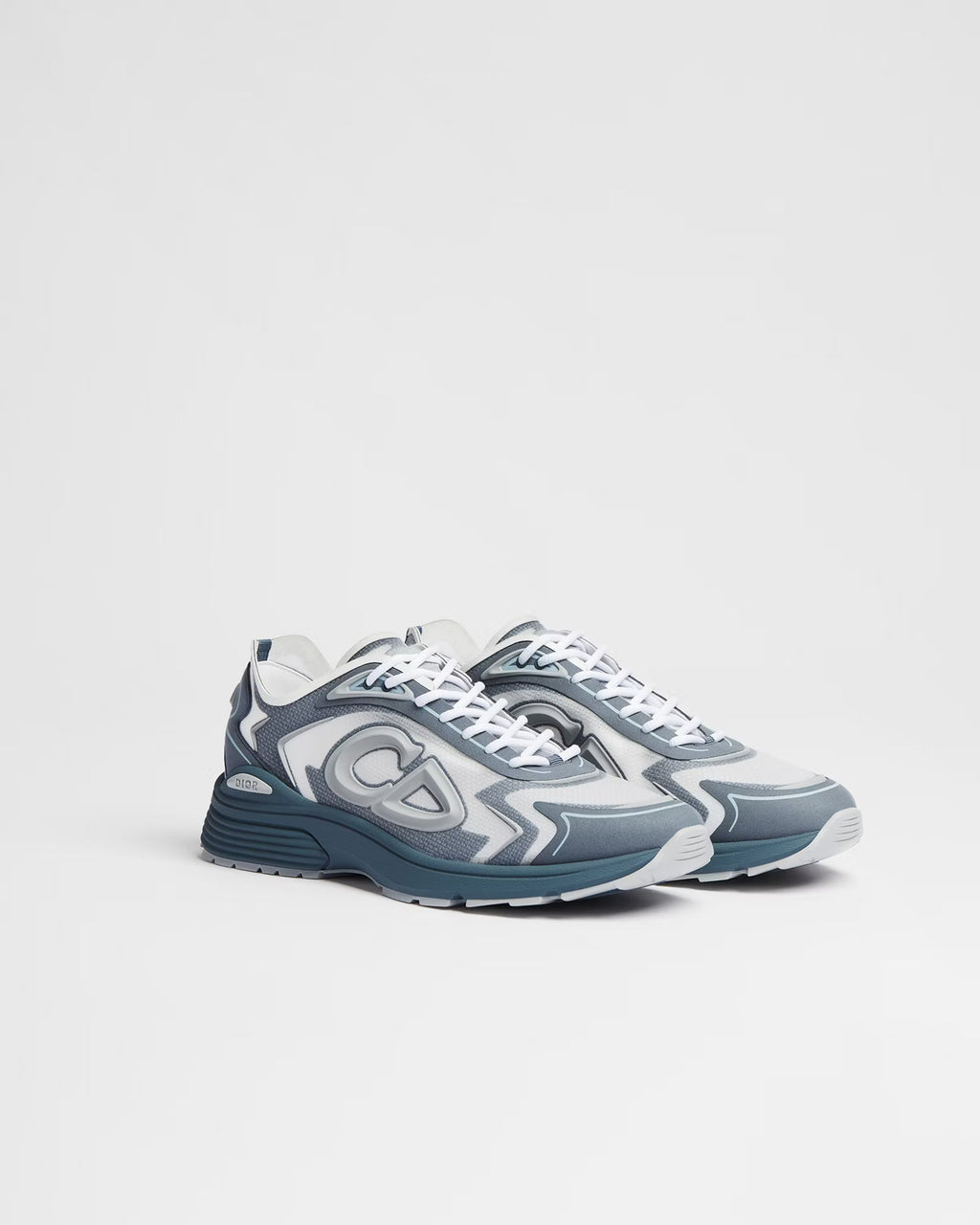 Dior B30 Women's & Men's Shoes - White / Grey / Slate Blue Sneakers
